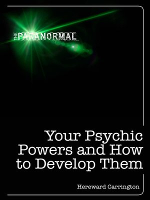 cover image of Your Psychic Powers and How to Develop Them